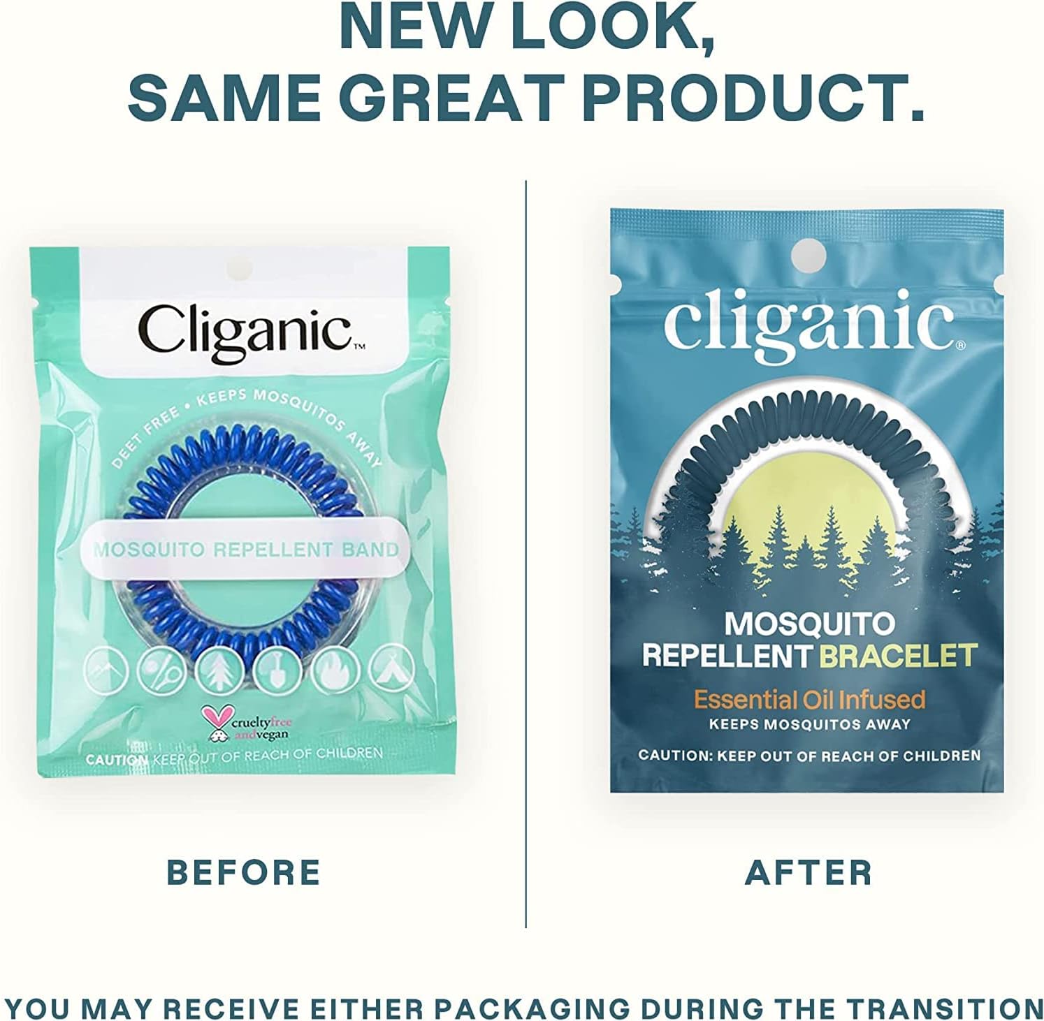 Cliganic 10 Pack Mosquito Repellent Bracelets