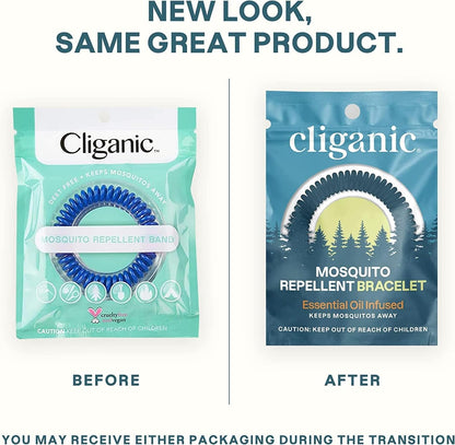 Cliganic 10 Pack Mosquito Repellent Bracelets