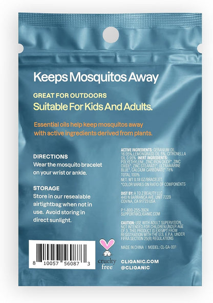 Cliganic 10 Pack Mosquito Repellent Bracelets
